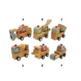 Wooden Pull Back Truck